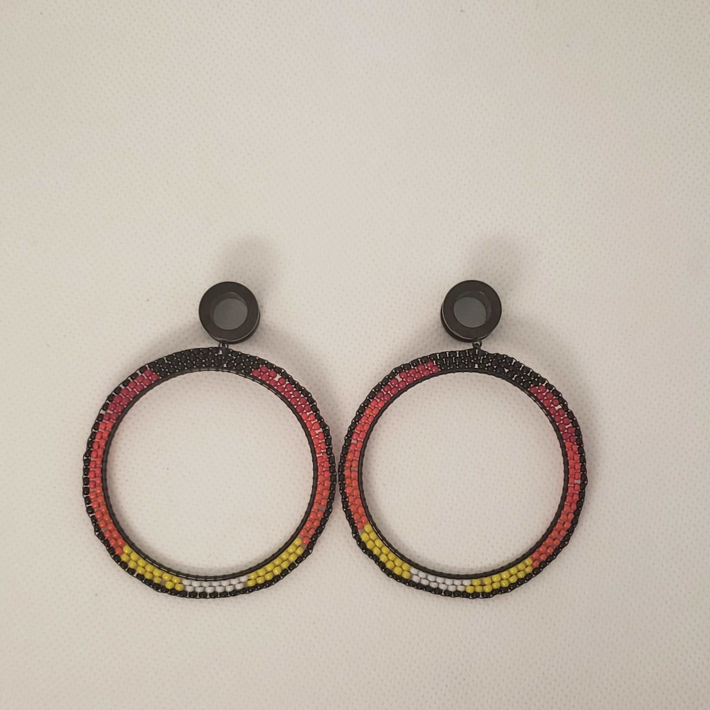 Stretched Fire Colour Hoops - IndigiNature